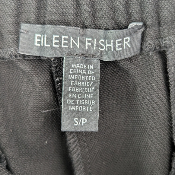 Eileen Fisher Black Tencel Lyocell Pants S - Picture 3 of 4
